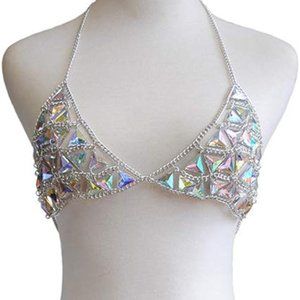 Rhinestone Body Chain Set